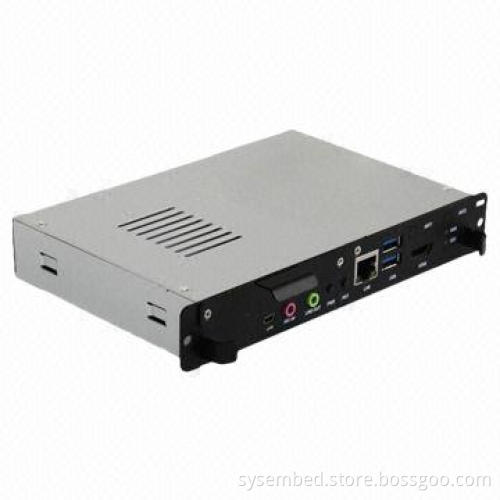 Advertising player card reader with VGA and HDMI independent output